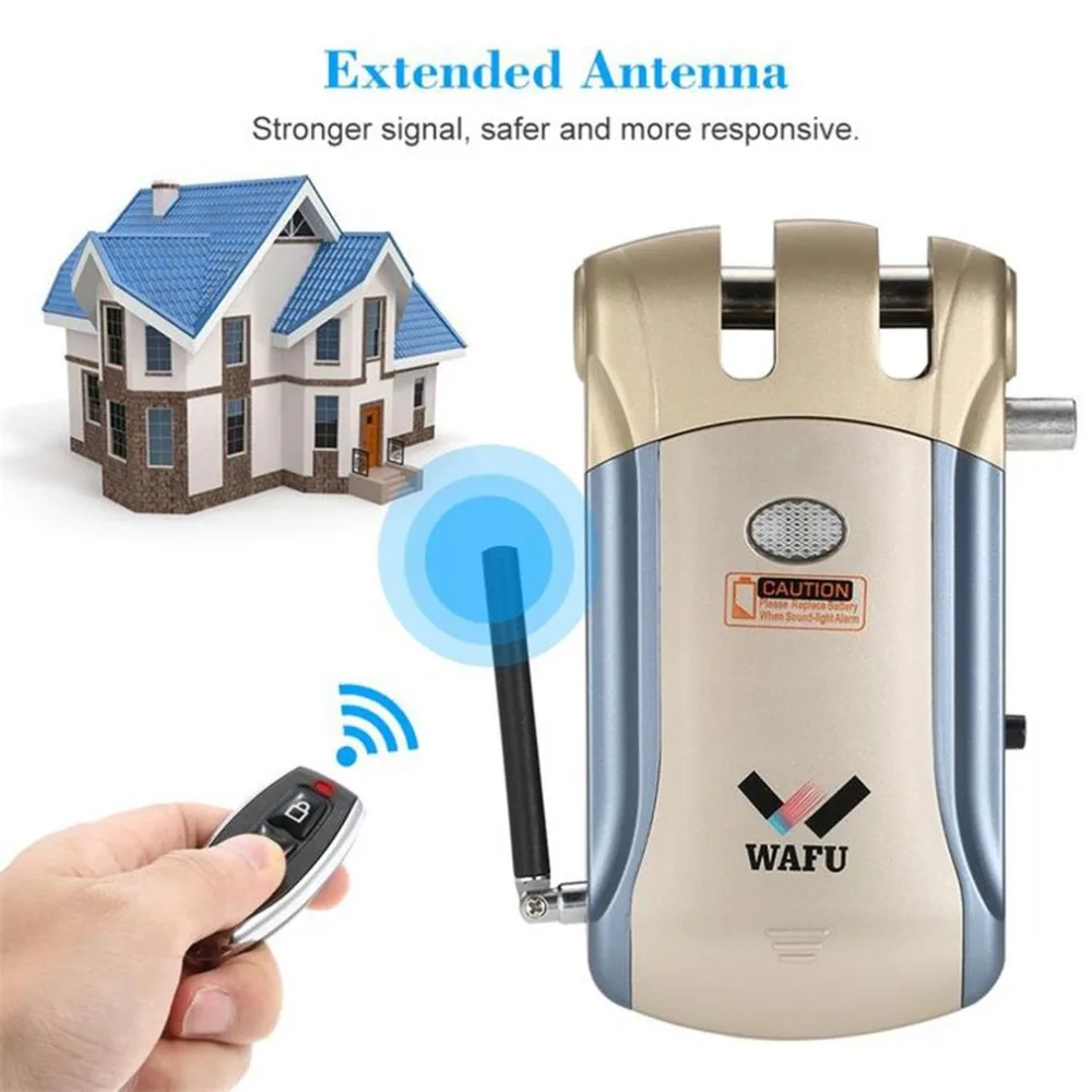 WAFU HF-008 Умный Замок Bluetooth с поддержкой отпечатков пальцев и сенсорного экрана без