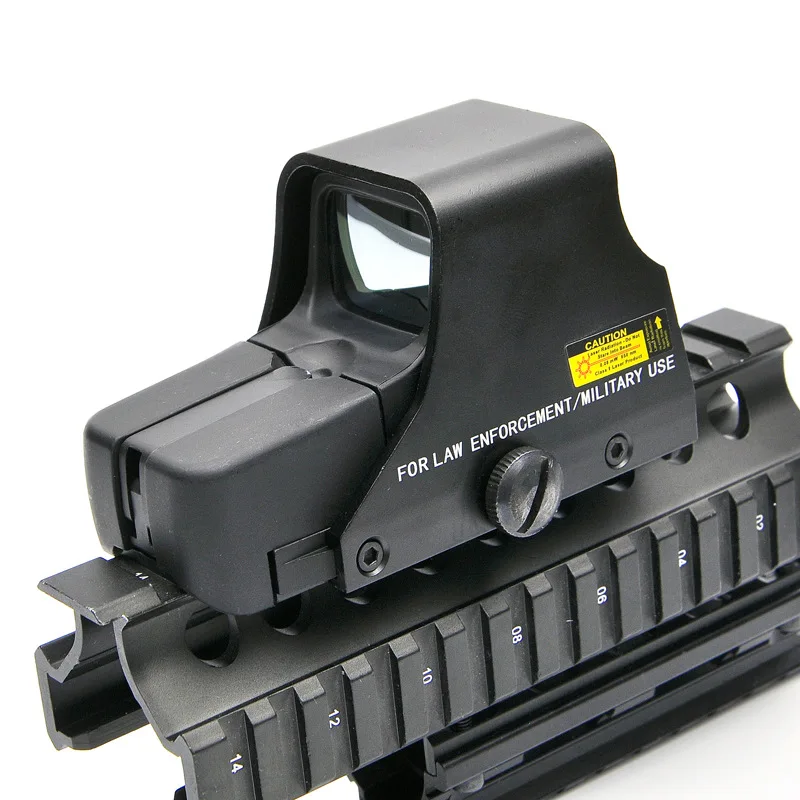 Тактический матовый черный шип 1X22mm 551 голографическое отражение красный зеленый