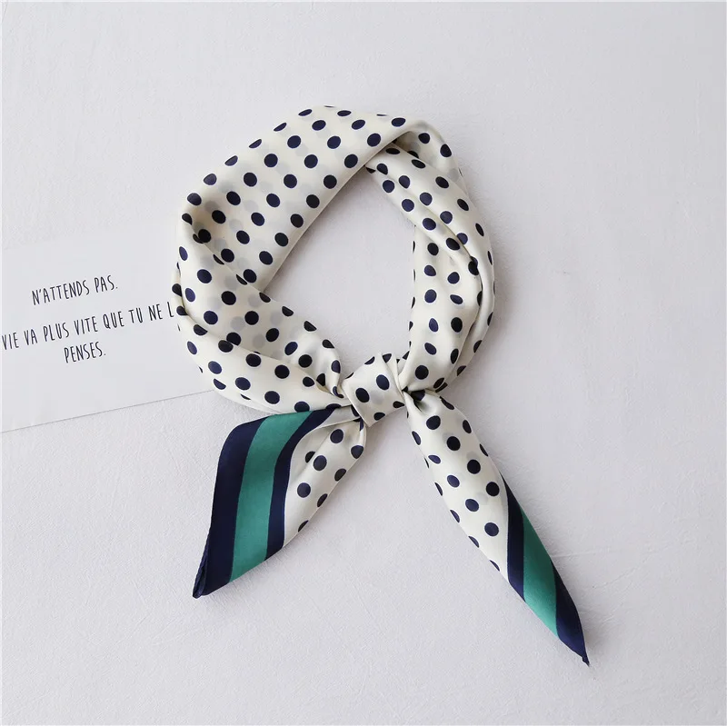 Высококачественные квадратные шарфы из искусственного шелка 70*70 см женский