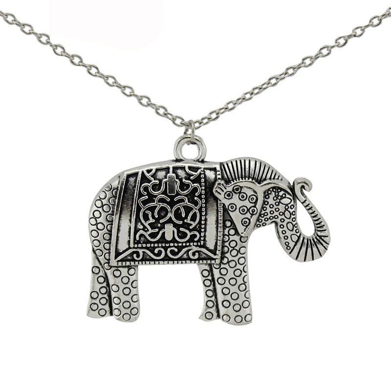 PrinSis New Hot Sell Women Fashion Jewelry Vintage Elephant Pendant 26&quot Long Necklace For Wholesale Free Shipping DY126 | Украшения и