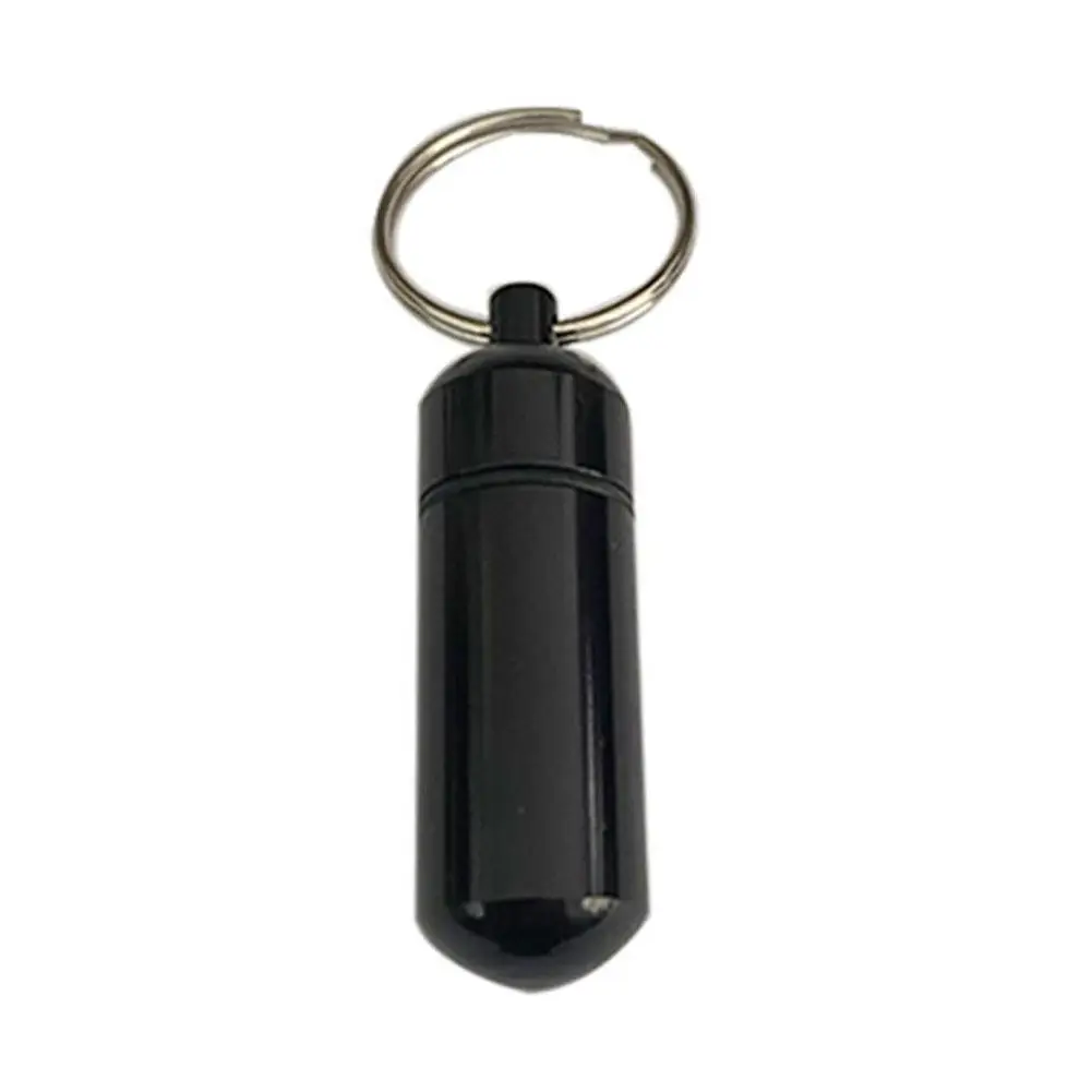 

Outdoor Mini Medicine Bottle Aluminum Keychain Hanging Bottle Waterproof Small Medicine Bottle First Aid Medicine Bottle Sealed