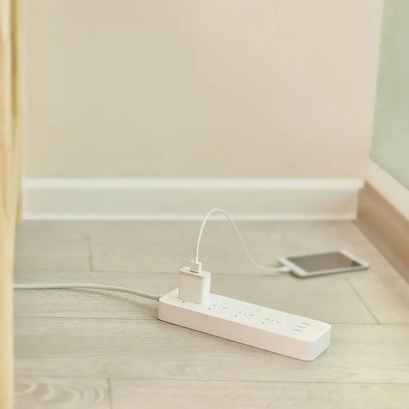 Оригинальный блок питания Xiaomi Mijia 4 розетки отдельных переключателя управления 5