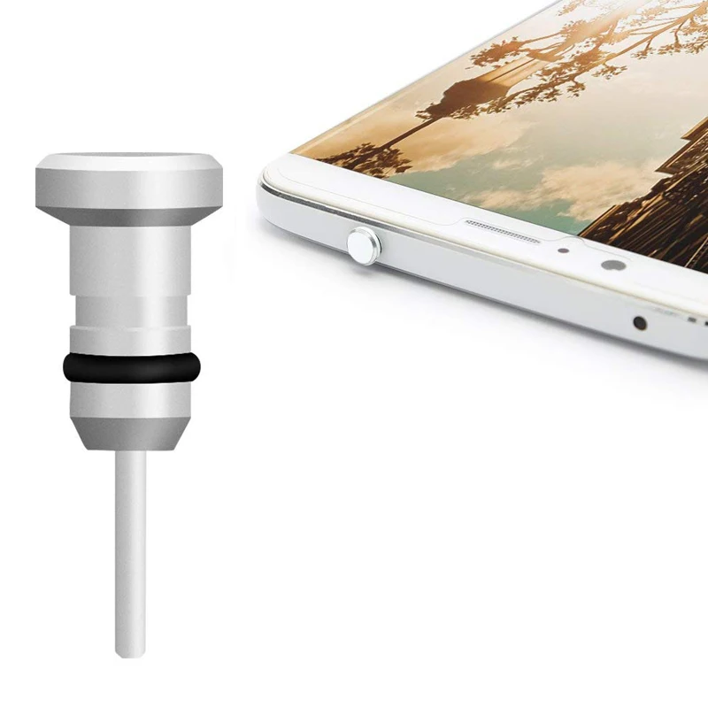 Новое поступление 2 шт./компл. металлический зарядный порт + для наушников