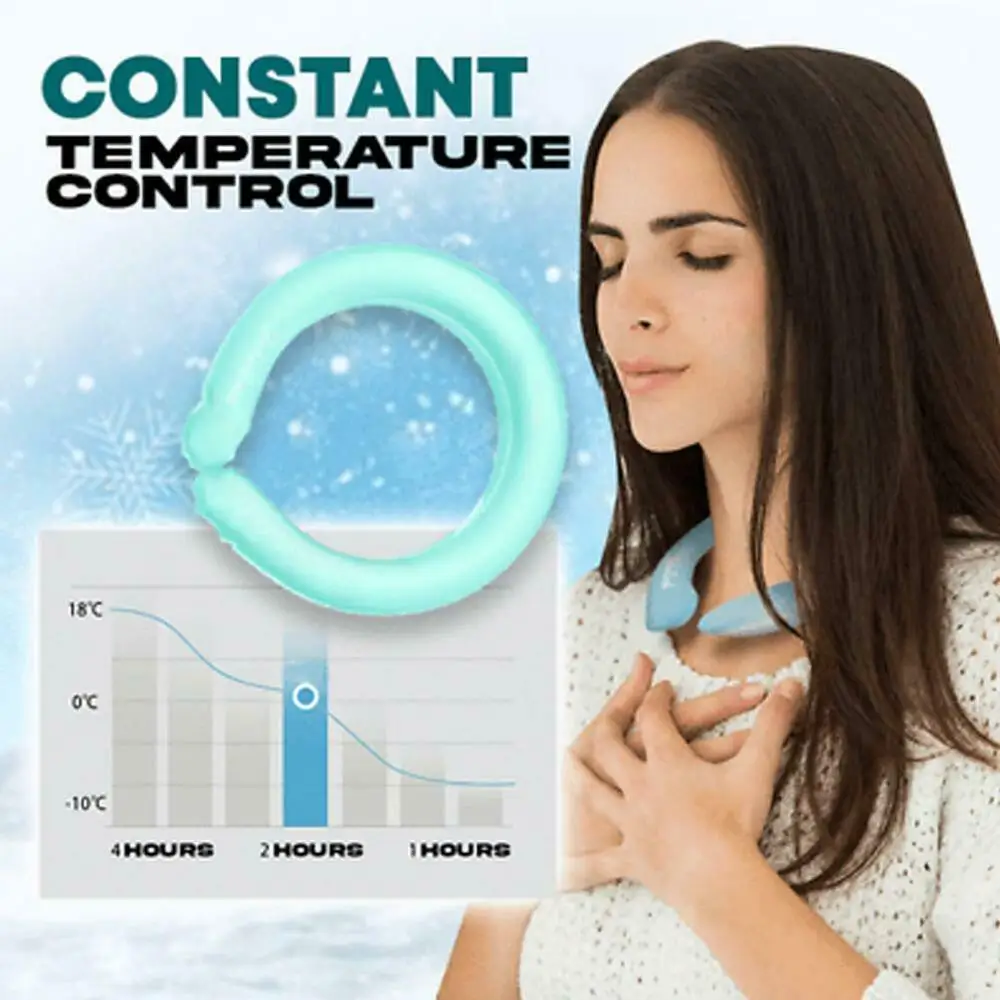 

Neck Cooling Ring Summer Heatstroke Prevention Ice Cushion Tube Outdoor Sports Cold Neck Ring Ice Cushion Pillow