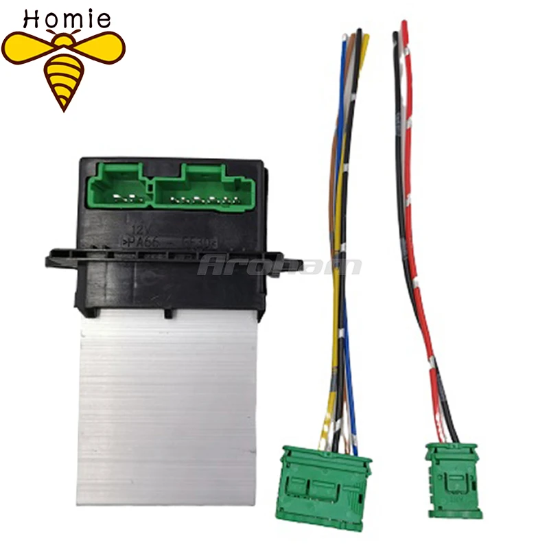 Нагреватель 27150 ED70A 6441.L2 7701048390 7701207718 резистор + Соединитель/провод для Renault Citroen C2 C3