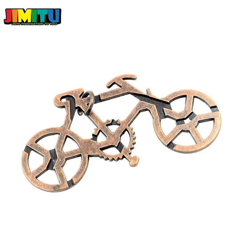 3D сплав блокировка коробки Пазлы металлические детские развивающие игрушки для