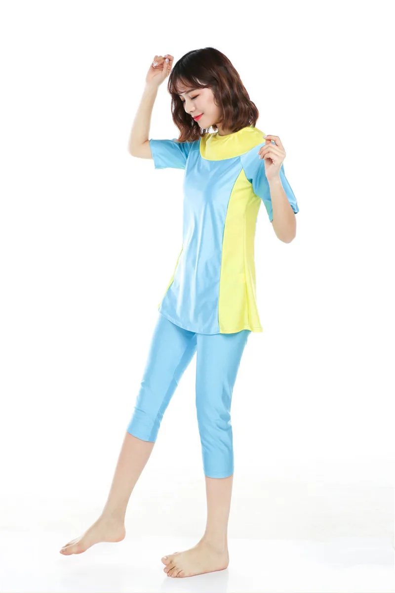 Скромная мусульманская купальная одежда Арабский исламский женский купальный