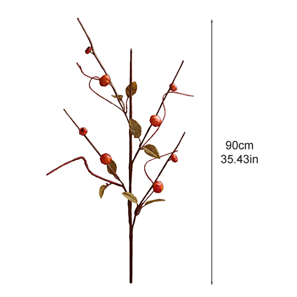 Искусственные сухие ветки искусственный цветок косынка большие осенние фрукты