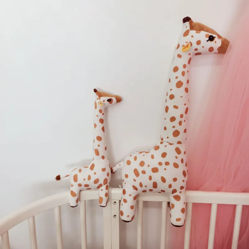 

1pc 40/67cm Stuffed Animal Dolls Simulation Giraffe Plush Toys Soft Giraffe Sleeping Doll Birthday Gift Kids Baby room Dector