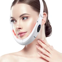 ckeyin micro current v shape face lifter electric lifting tighten reduce double chin masseter facial slimming vibration massager