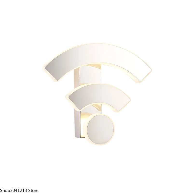 Простой креативный акриловый настенный светильник с Wi-Fi современный