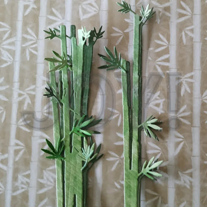 

Plant Metal Cutting Dies Bambus Cutting Dies Scrapbook Diary Decoration Stencil Ebossing Template DIY Greeting Card Maker Albums