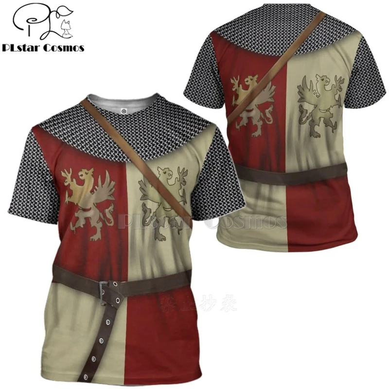 Футболка Рыцари темплар с 3d принтом футболки для женщин и мужчин футболка на