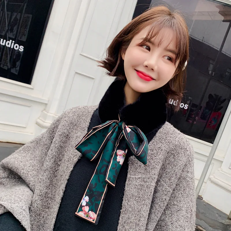 Шерстяной воротник нагрудник женский шерстяной Корейская версия все виды