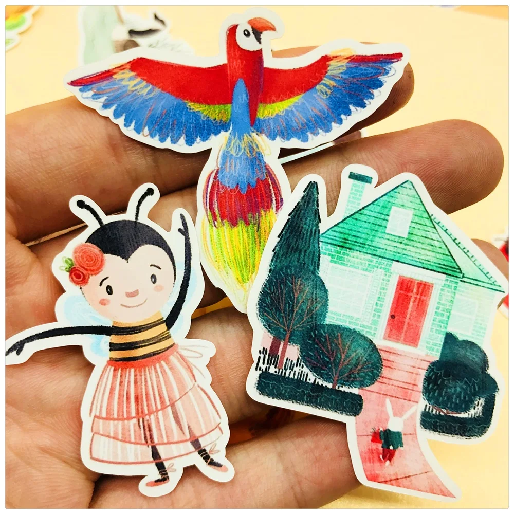 31 шт./упак. дневник мультфильм Животные панда Жираф стикер набор для скрапбукинга