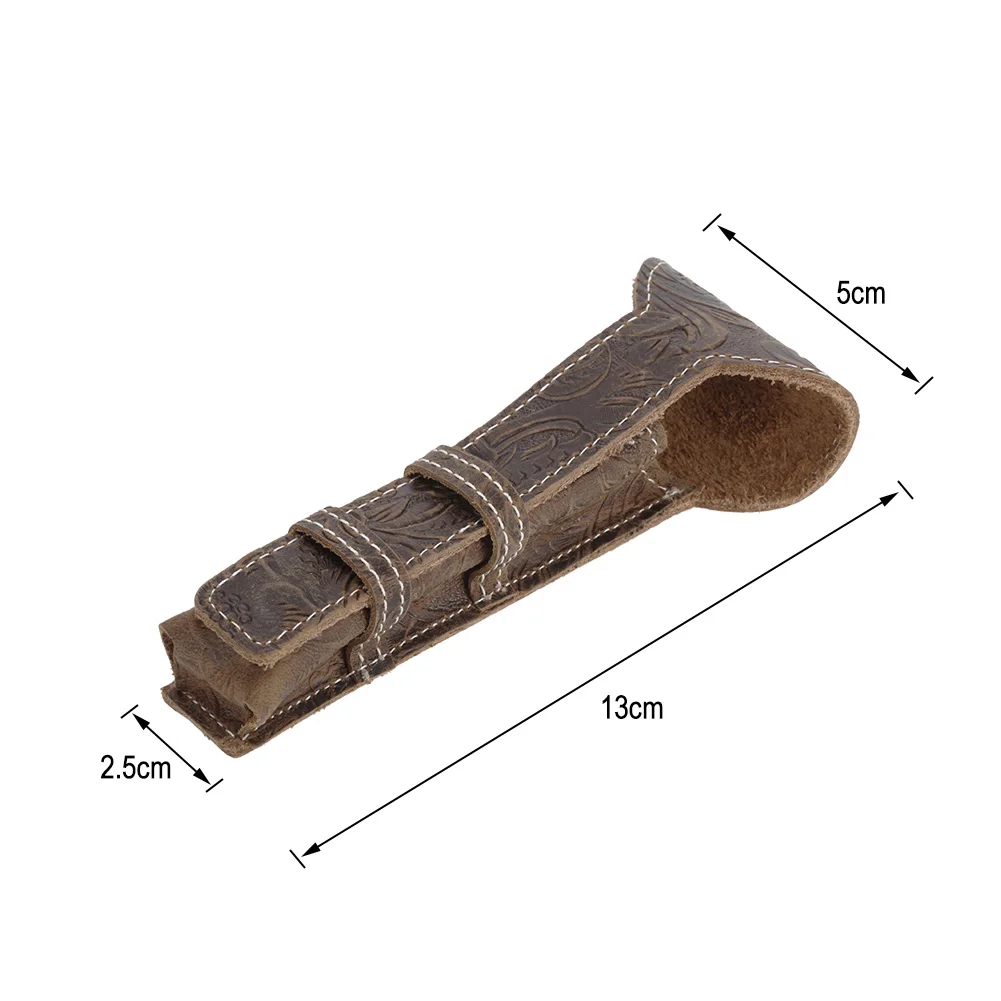Воловья кожа лезвие для бритья вручную держатель сумка безопасности