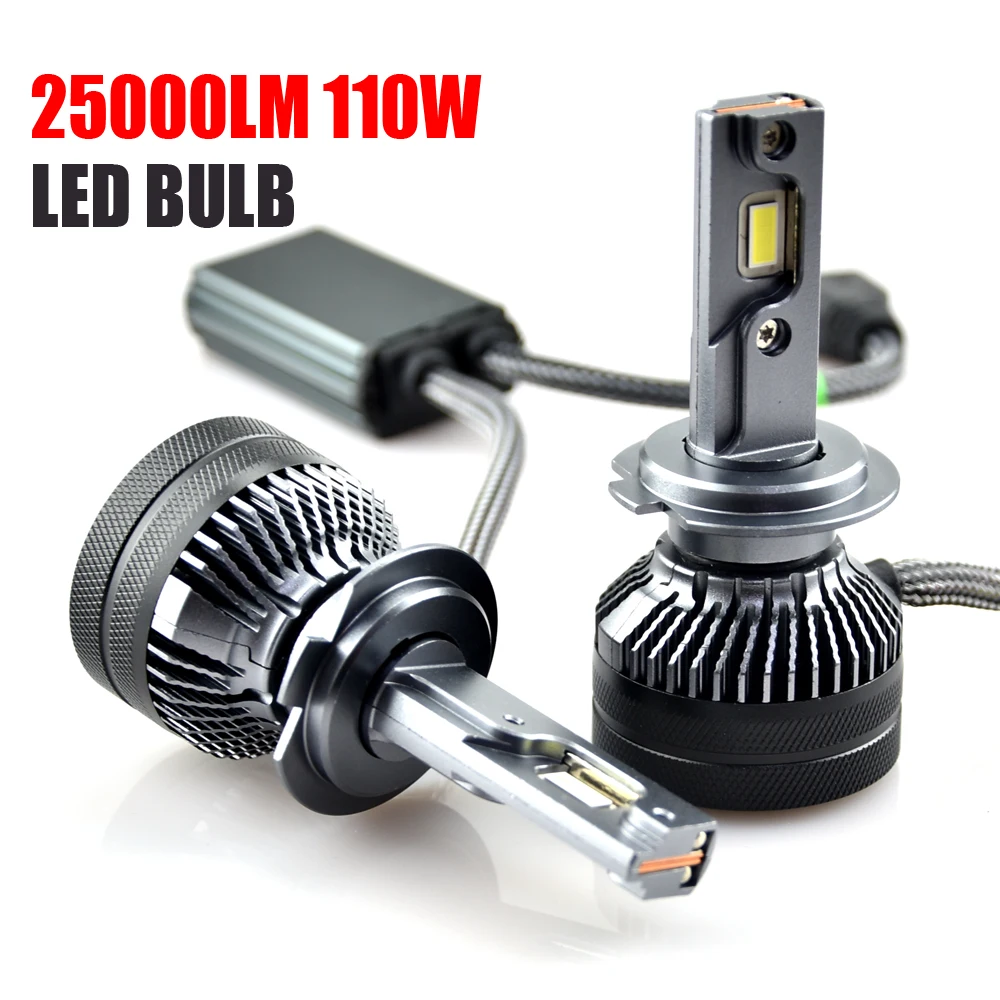 

Car Headlight H4 LED 110W H7 LED canbus H11 9005 9006 110W 25000lm 6000K car Styling Auto Headlamp Fog Light Bulbs K5C