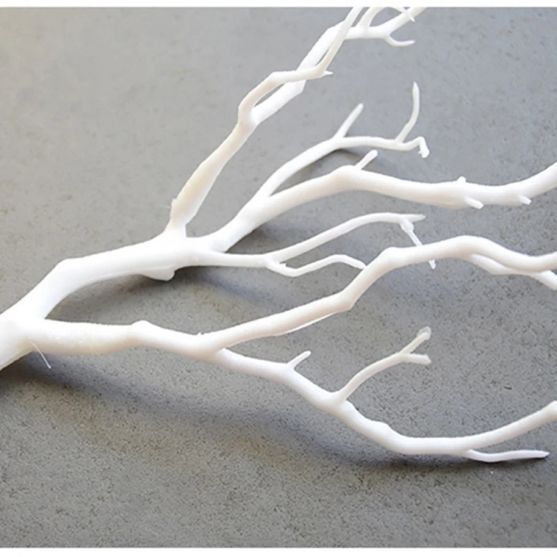 Ветки большие Раздвоенные пластиковые для украшения дома искусственные цветы 3