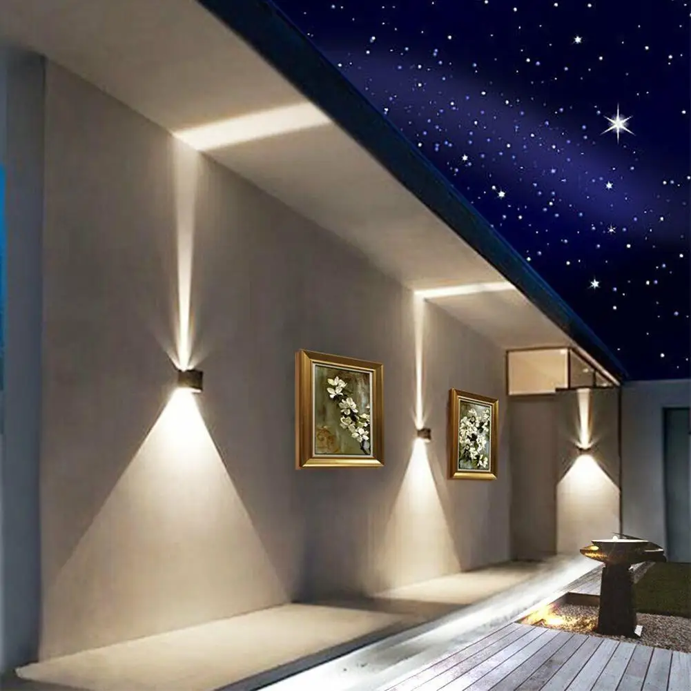 

Outdoor Waterproof IP65 Wall Lamp 7W Porch Light 220V Garden Wall Night Sensor Light Motion Decoration Lamp B5H9