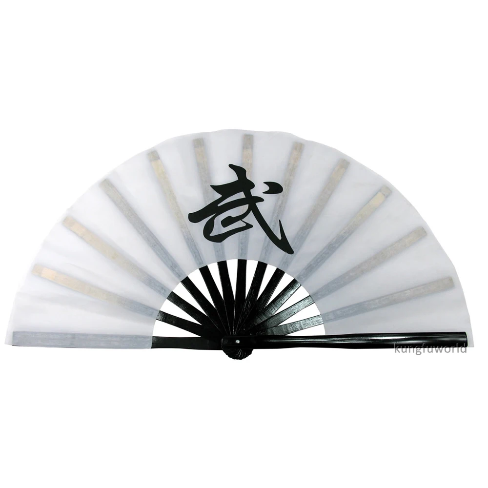 

7 Colors Chinese Kung fu Fan Bamboo Tai Chi Fans Martial arts Wushu Training Equipment Dancing Fans