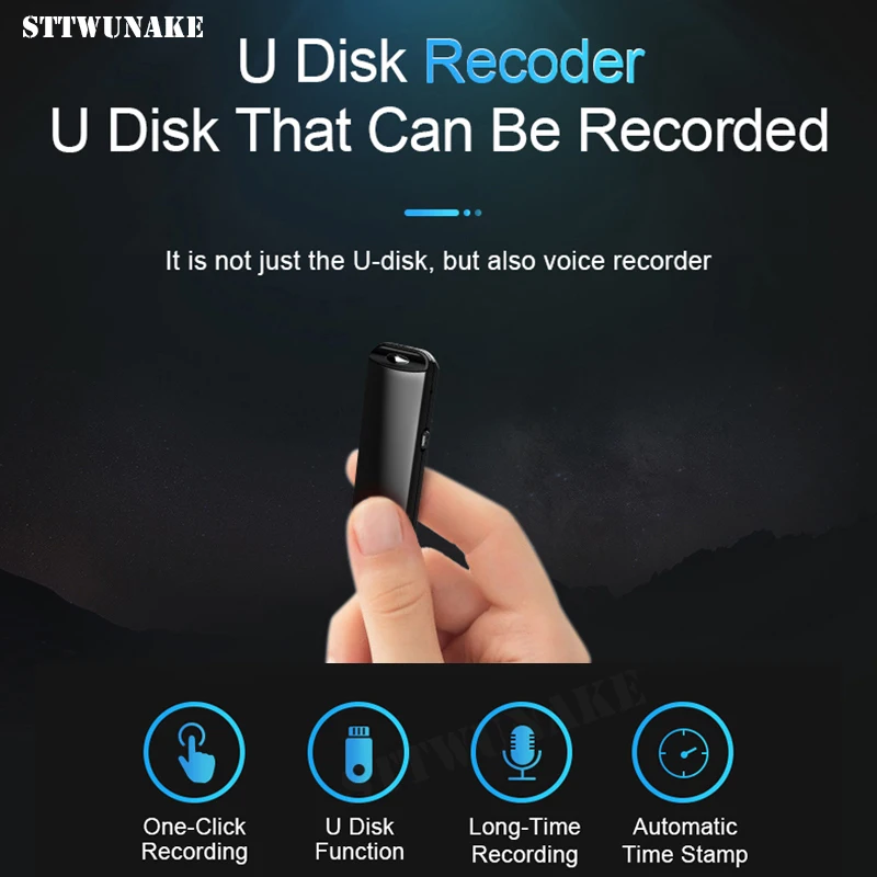 STTWUNAKE диктофон флэш накопитель мини рекордер звуковая ручка usb профессиональный