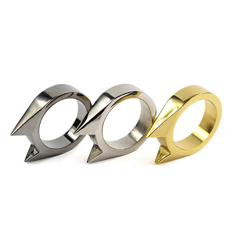 Женский Человек Безопасность кольцо выживания инструмент для самозащиты Кольца