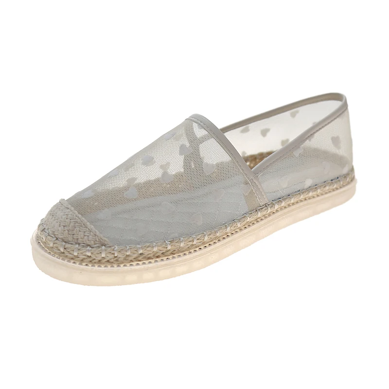 

Casual Woman Shoe Slip-on Knitting Flats Female Footwear All-Match Round Toe Modis Slip On Dress New Breathable Summer 2021 Soli