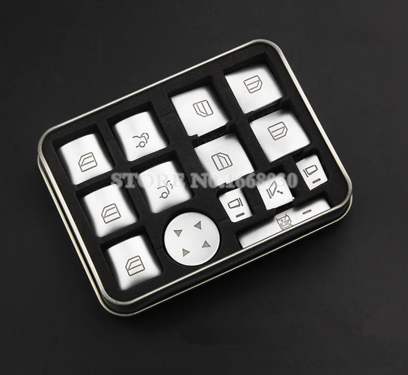 14 шт. кнопки переключателя интерьера дверей и окон для Benz E Class W212 S212 Coupe W207