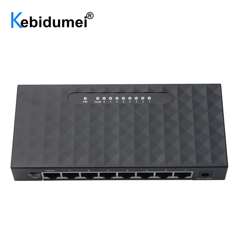 Хит продаж! 8 Порты и разъёмы Сетевой коммутатор Ethernet Smart гигабитный 10/100/1000 Мбит/с