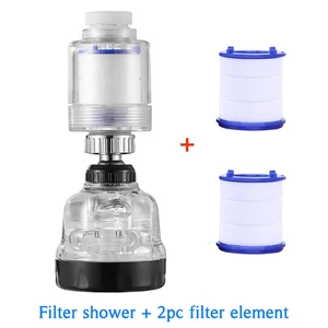 Фильтр для очистки воды ZhangJi VIP Link, вращающийся на 360 градусов, брызгозащищенный, с фильтром для удаления хлора, с экономией воды