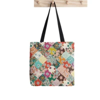 shopper sarilmak patchwork tote bag printed tote bag women harajuku shopper handbag girl shoulder shopping bag lady canvas bag