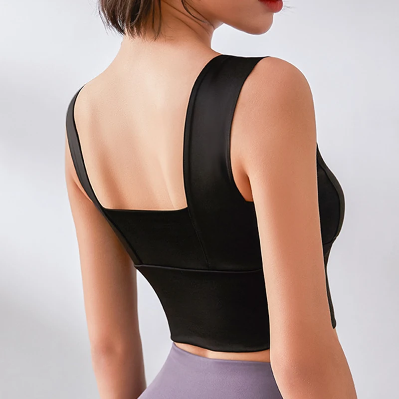 Women Sport Tank Tops for Gym Vest Top Fitness Sleeveless T Shirt Sports Wear Sexy Yoga Shirts Clothes Running Workout Crop | Спорт и