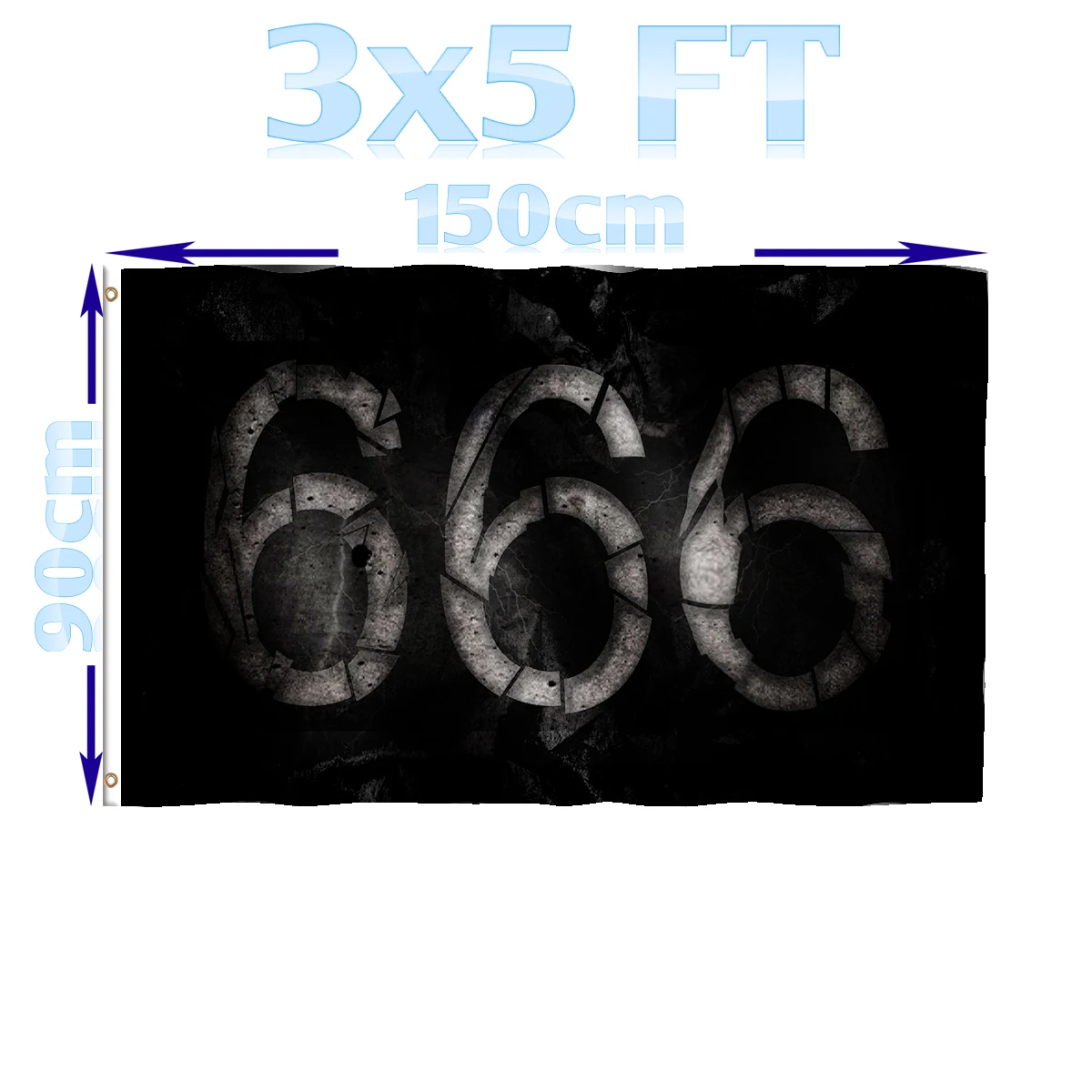 BENFACTORY Store 3x5ft сатана Бафомет Рыцари Тамплиер Бог флаг однослойный полиэстер с латунными люверсами внутри/на открытом воздухе