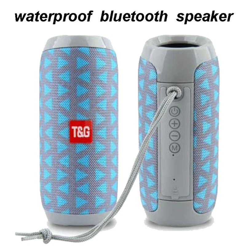 

Улучшенный беспроводной Bluetooth-динамик TWS, 20 Вт, 1200 мАч, водонепроницаемый портативный сабвуфер, 3D объемный громкий динамик