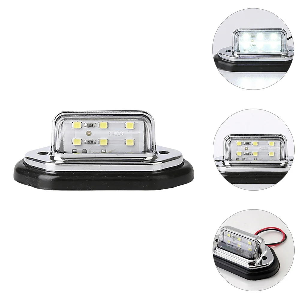 

2pcs LED License Light Number Plate Lighting Useful LED Side Lights for Car