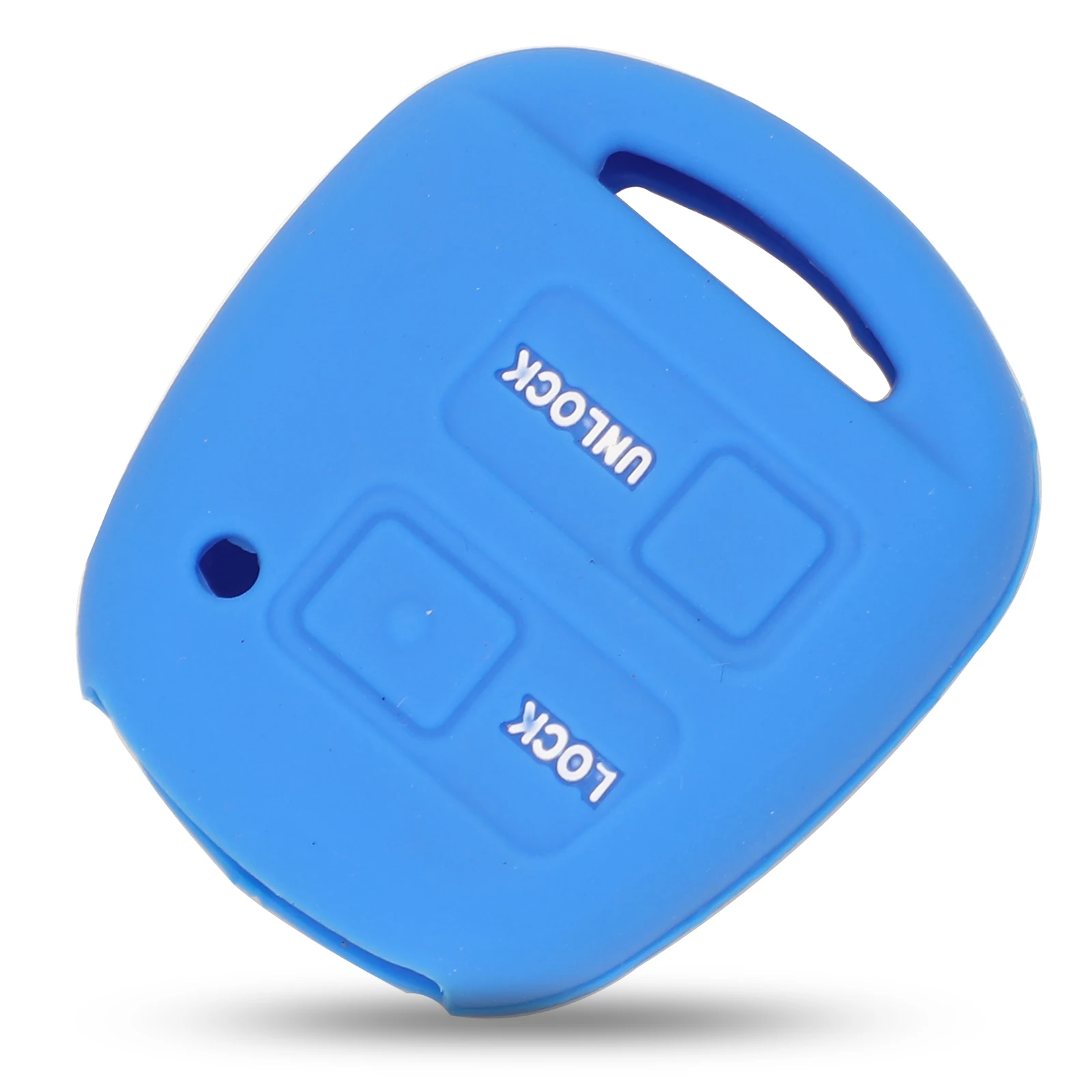 2 кнопки силиконовый Автомобильный Брелок дистанционного управления с ключом