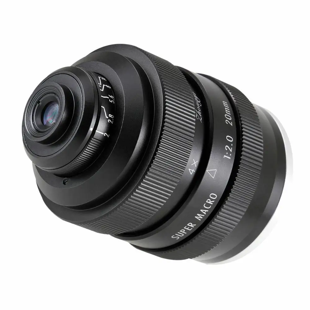 Mitakon Zhongyi 20 мм f2 4.5X Супер Макро объектив для Canon EOS M EF-M крепление APS-C M50 M6 M5 M100 |