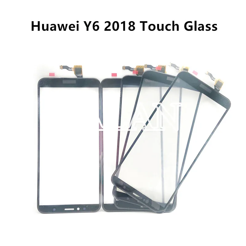 

2pcs Touch Screen For Huawei Y6 2018 LCD Repair Digitizer LCD Display Front Out Glass Panel