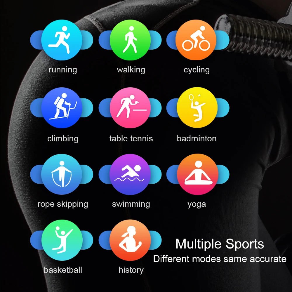 Best Men Smart watch Sport IP68 Waterproof Sleep Monitor ECG PPG Blood Pressure Heart Rate Fitness Smartwatch L15 | Электроника