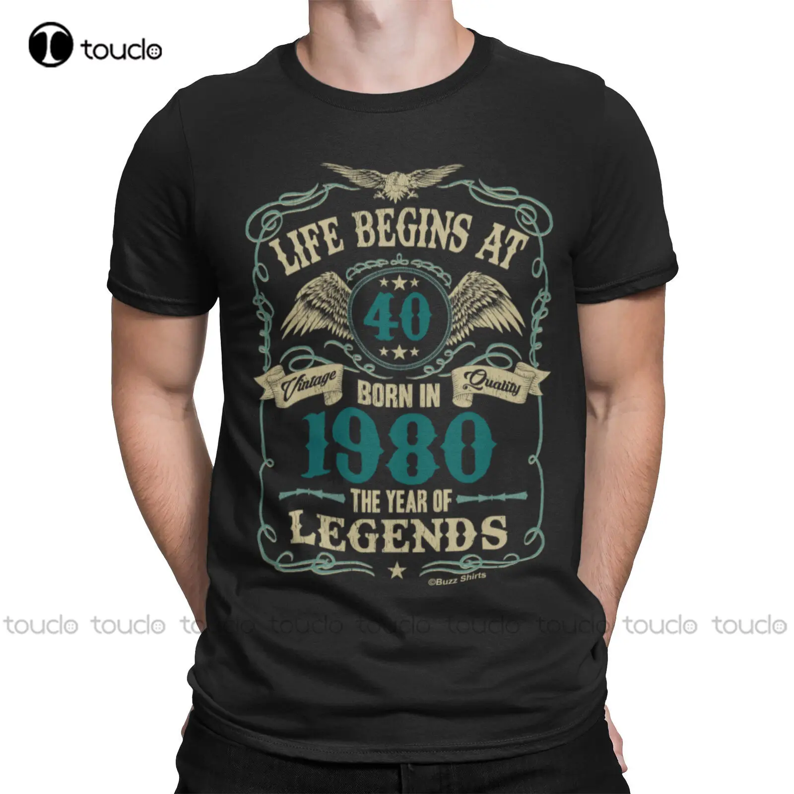 

Life Begins At 18-50 Mens Birthday T-Shirt - Born 1970-2002 *Choose Age + Year* muscle shirt