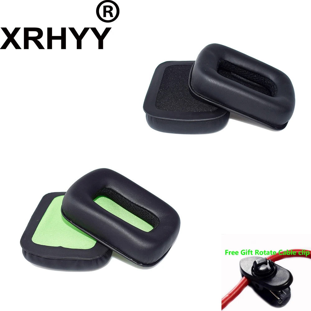 XRHYY 1 пара Замена пены амбушюры мягкие накладки на наушники подушки для Mad Catz Tritton Kunai PS4 Стерео Игровые наушники, головной гарнитур