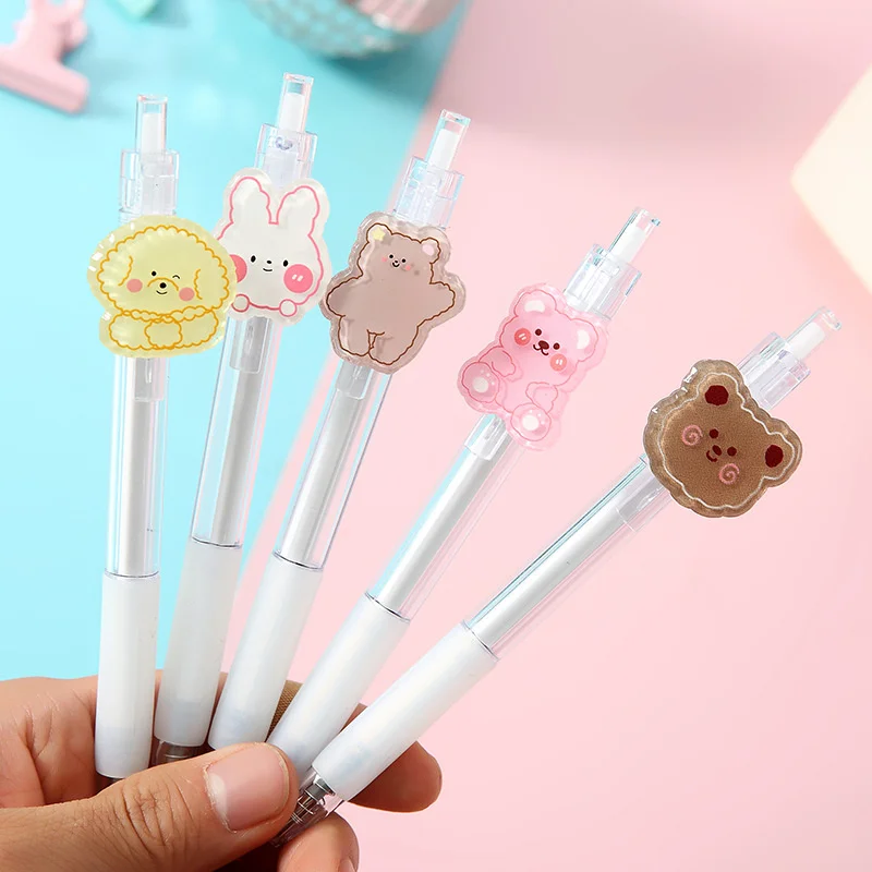 

Милый дневной подарок для студентов, школьный материал, кавайные канцелярские ручки, офисные аксессуары, школьные принадлежности для письм...