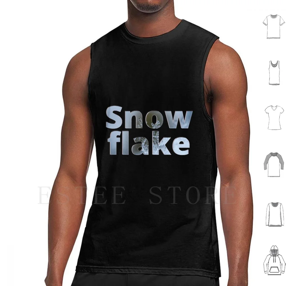 

Snow Flake Snowflake Tank Tops Vest Sleeveless Snow Flake Snowflake Snowbird