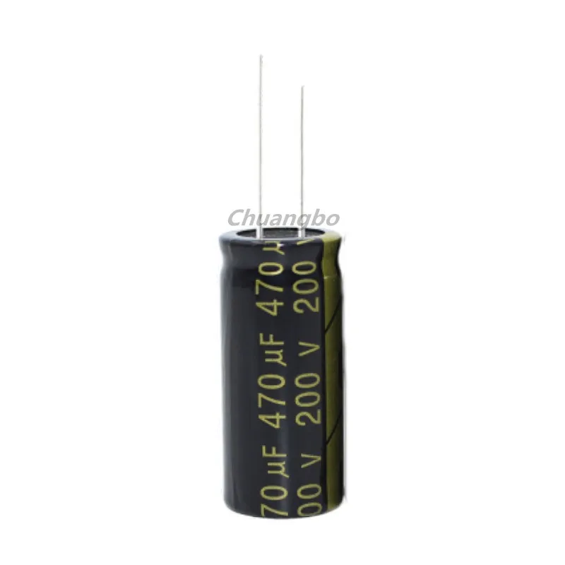 Высококачественный Алюминиевый электролитический конденсатор 200V470UF 200V 470UF18*40 с