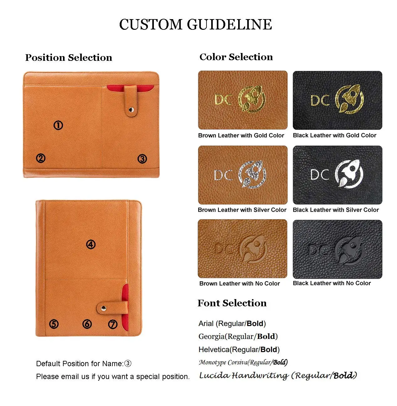 Handmade Genuine Leather Portfolio A4 Folder Document Organizer, Personalise Business Travel Padfolio Portfolio Case- Brown