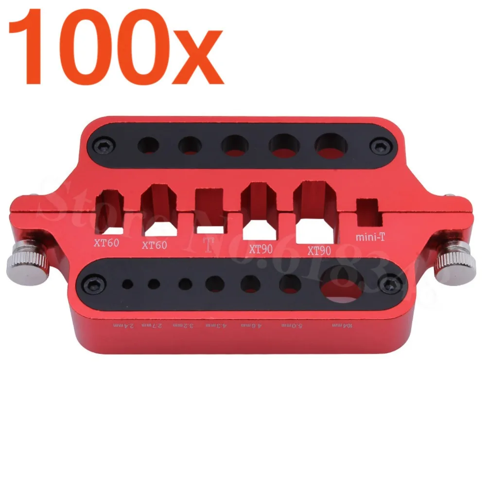 100 шт. алюминиевая паяльная изоляционная станция хобби для XT60 XT90 Deans Разъем типа