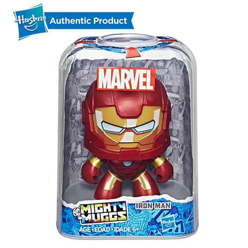 12 Hasbro Мстители Marvel Mighty Muggs Капитан Америка Человек-паук Халк Грут 3 мимики Коллекционная фигурка игрушка подарок - Цвет: 12