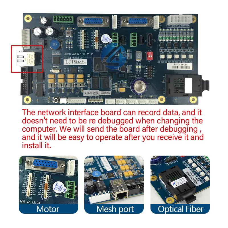 Двойная печатающая головка xp600 Hoson Board для экологически чистого принтера |