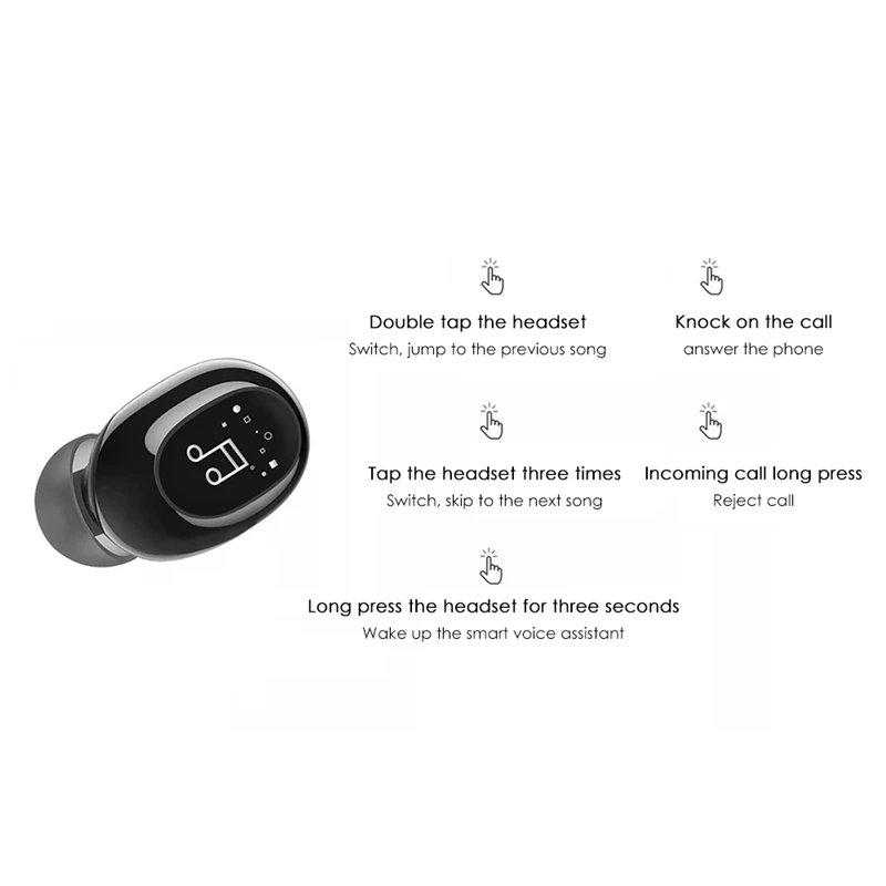 Bluetooth-наушники с одним ухом 5 0 стерео | Электроника