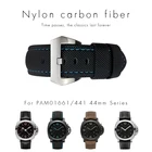 Ремешок для часов из углеродного волокна, 24 мм, черный браслет для часов Panerai pam0166100441, ремешки для часов для мужчин, аксессуары
